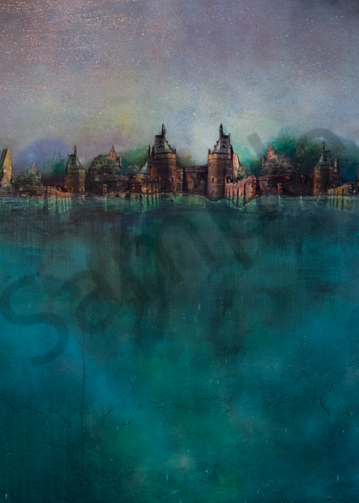 Castle And Water Art | Haley Litzinger