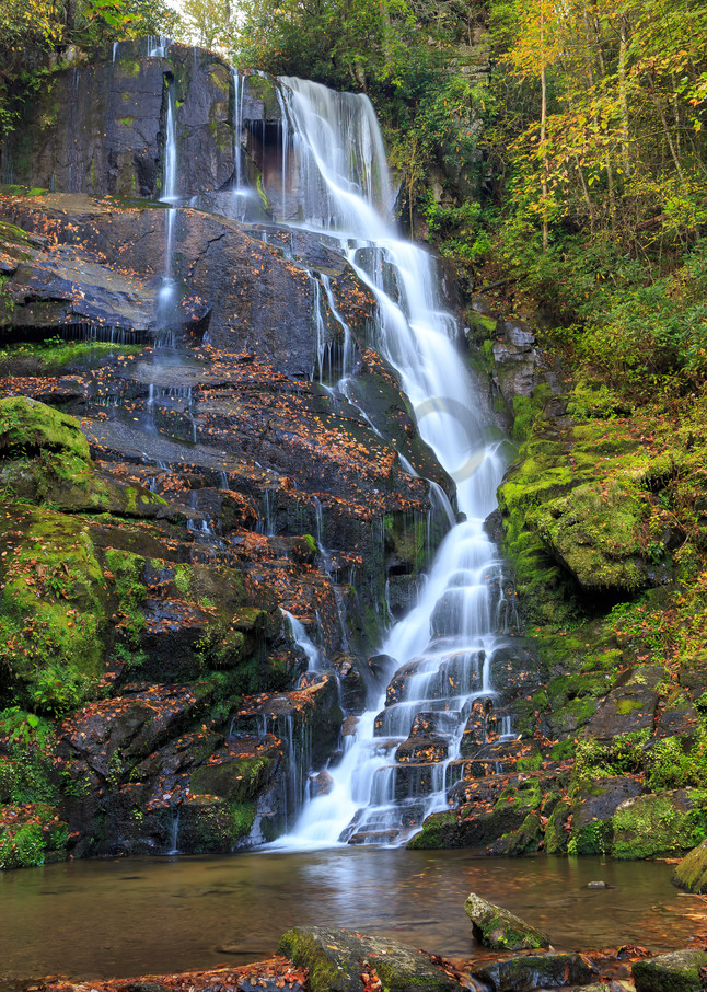 Waterfall Wall Art: Long and Lovely Eastatoe Falls