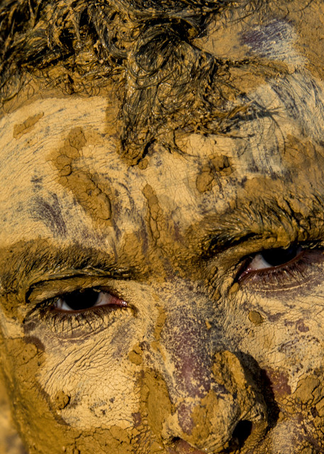 Mud boy portrait - carnival