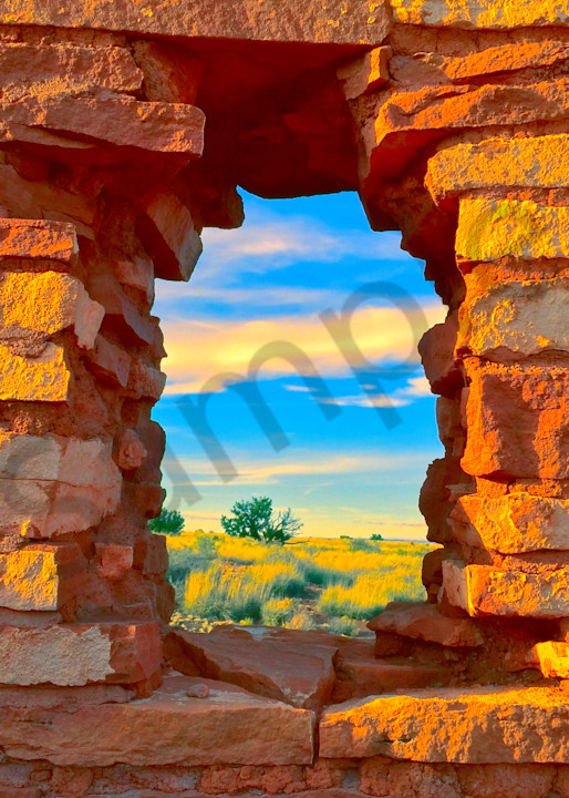 Wupatki Window Scene|Fine Art Photography by Todd Breitling|Landscape Photography|Todd Breitling Art|