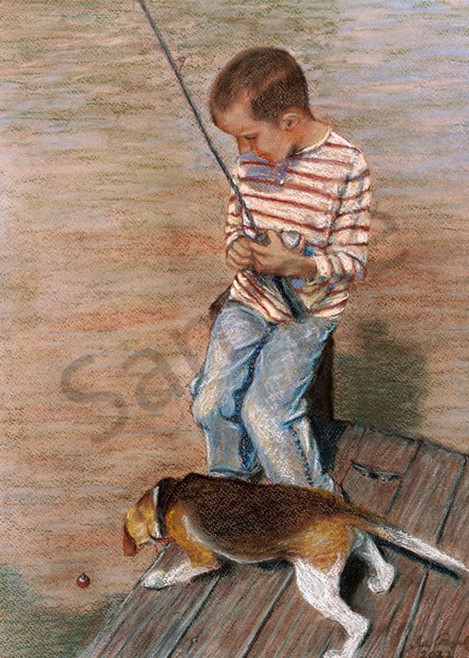 A Boy And His Dog Art | Digital Arts Studio / Fine Art Marketplace