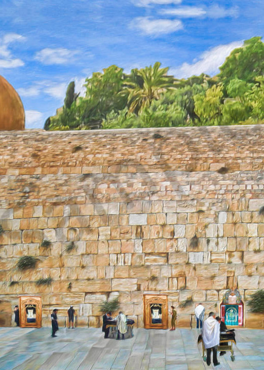Israel's Western Wall - The Gallery Wrap Store