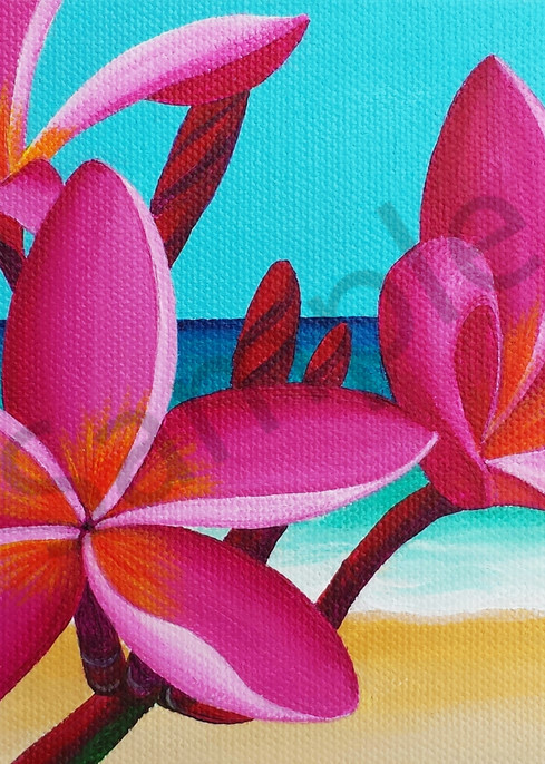Hawaii Art | Ocean Flowers by Stephanie Boinay
