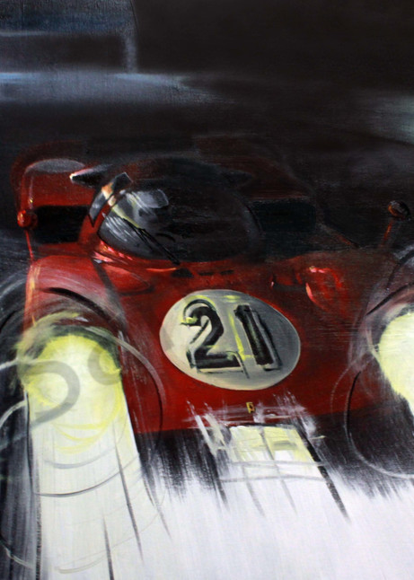Visions Of The Night – Mario Andretti Art | Motorart 27