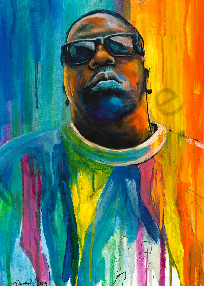 Notorious BIG, Biggie Smalls painting