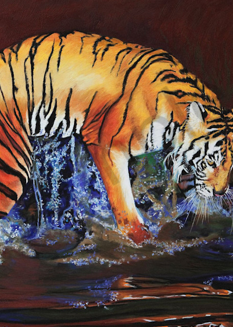 When Tigers Play Art | Lindamood Art