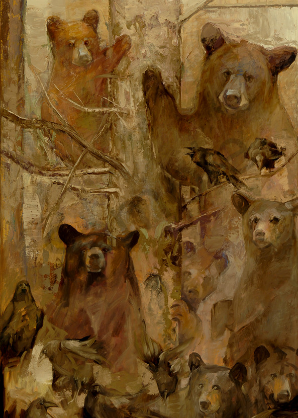 Rocky Mountain Bear Tree Art | Mary Roberson