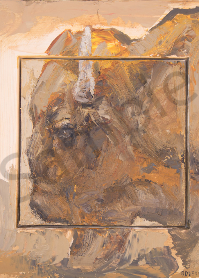 Pf Triptych Bison Art | Mary Roberson