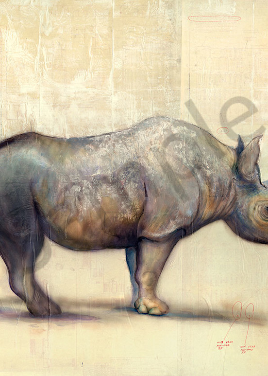 "Facing Extinction - Two" fine art print by Peter Koury.