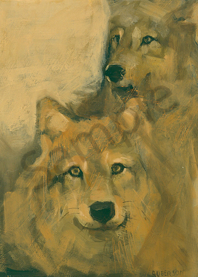 Wolf Pups Art | Mary Roberson