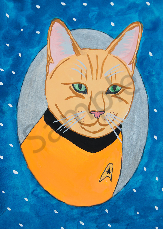 Star Trek Kittie 2 5x7 Art | arteparalavida