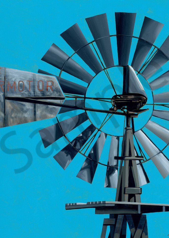 Windmill paintings by John R. Lowery for sale as art prints.