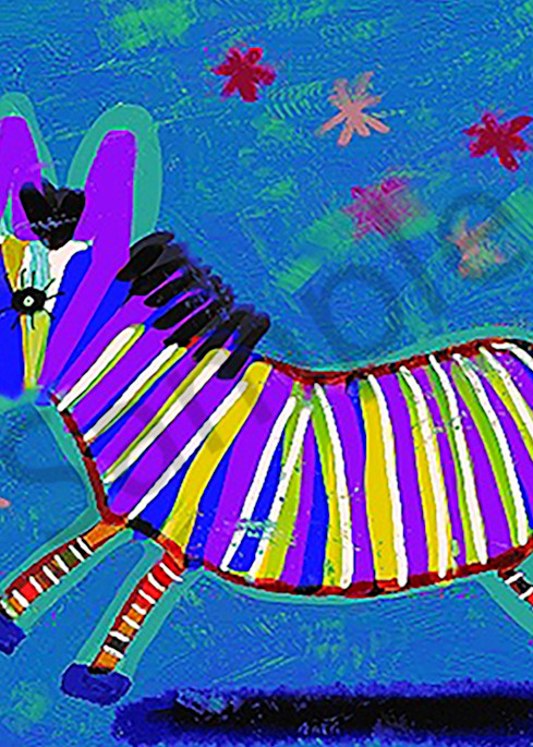 Zebra 5x7 Art | arteparalavida
