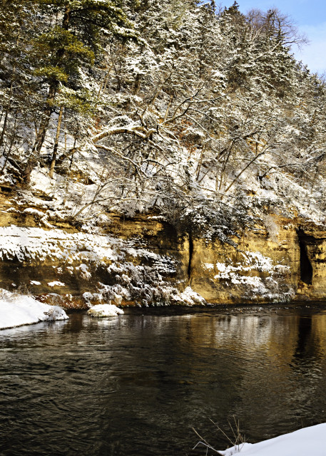 Winter Along The Whitewater River Art | LHR Images
