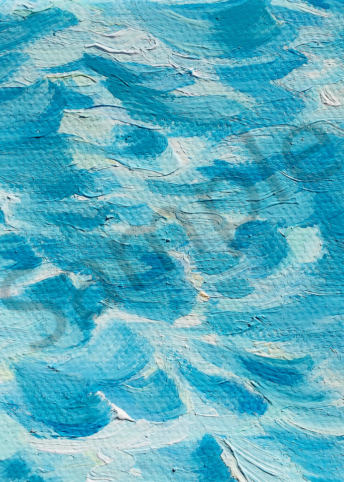 Shop Blue Water Canvas, Metal, Fine Art Paper Prints by Artist Marie Stephens Art