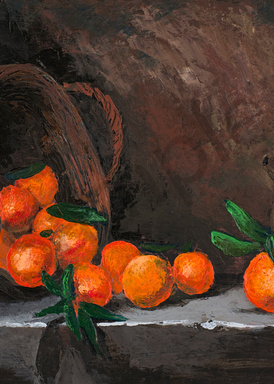 Oranges in a Basket - By Stephen Macias