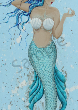 Blue Hair Mermaid