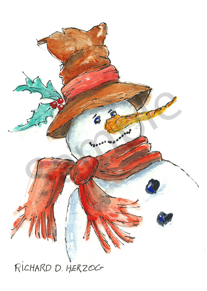 Snowman 3 Art | Cincy Artwork