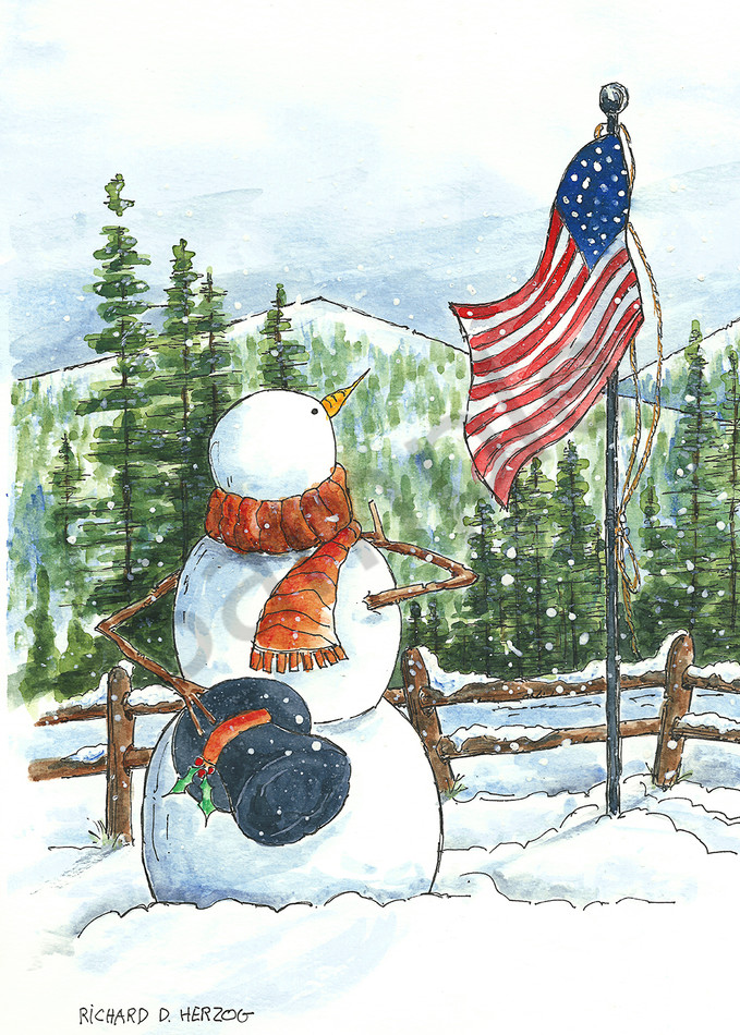 Snowman 1 Art | Cincy Artwork