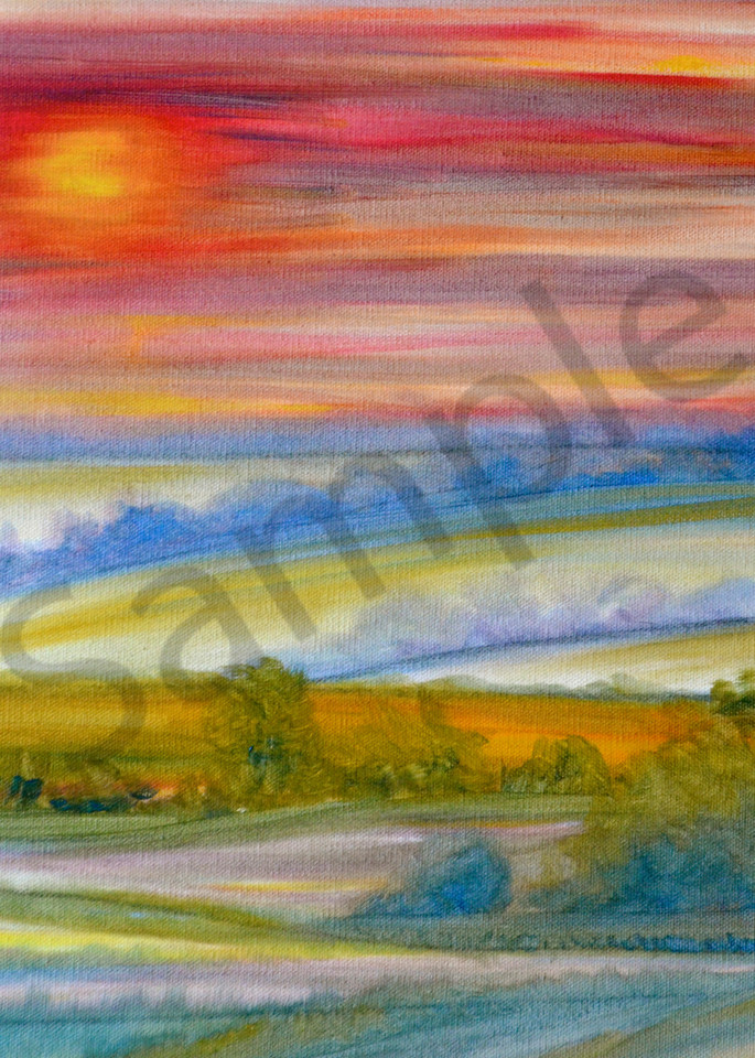 Iowa Landscape Paintings and Fine Art Prints by Marie Stephens Art