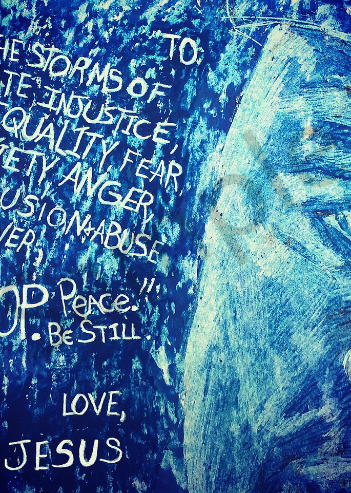 George Floyd Stop Peace Be Still  Fine Art Print Art | Marie Stephens Art