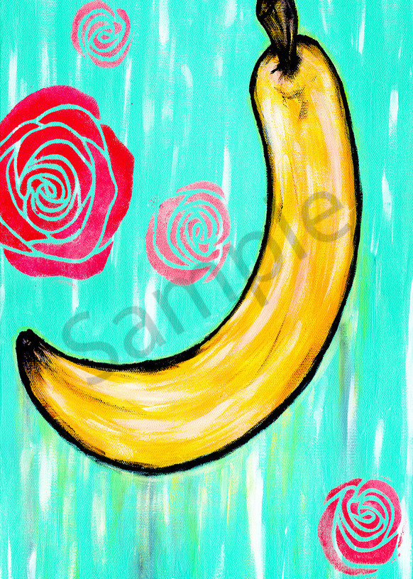 Electric Banana Art | Color In Happy