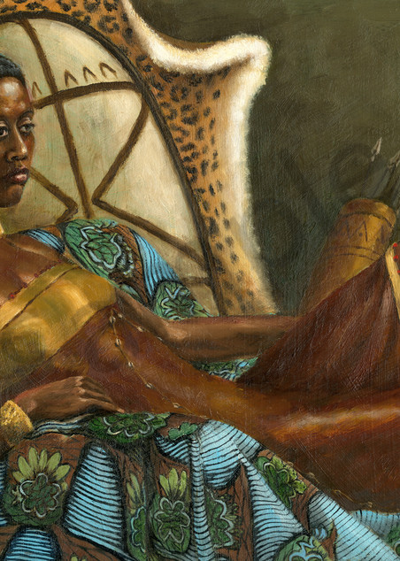 Nzingha, Warrior Queen Art | Roxana Sinex Art