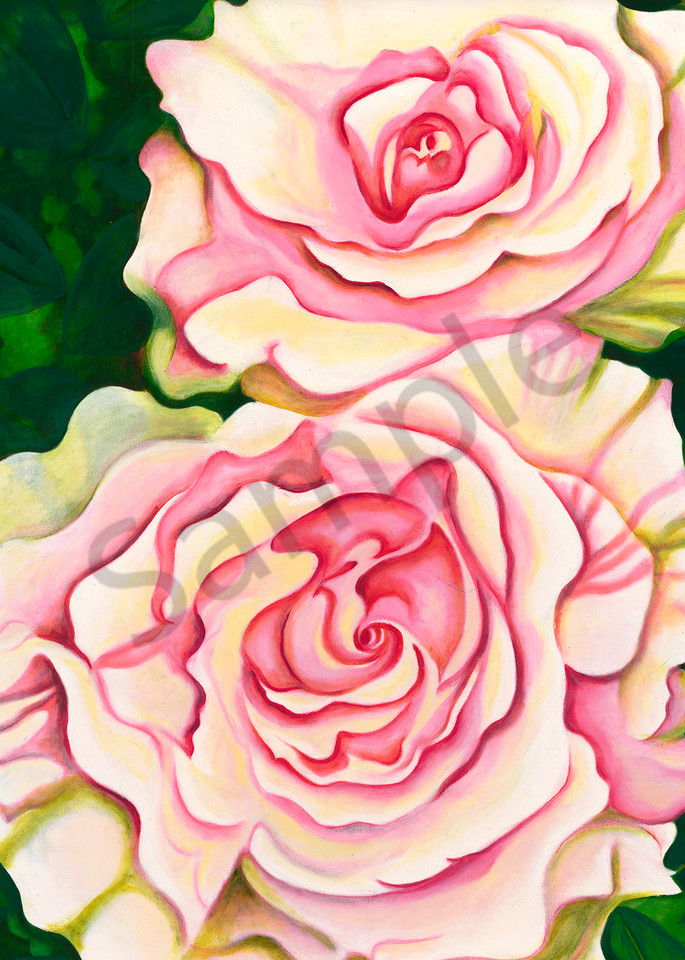 Alisa's Monet Roses Art | Digital Arts Studio / Fine Art Marketplace