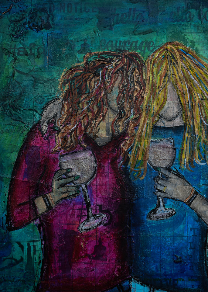 Wine = Truth Art | Kristen Chen Art