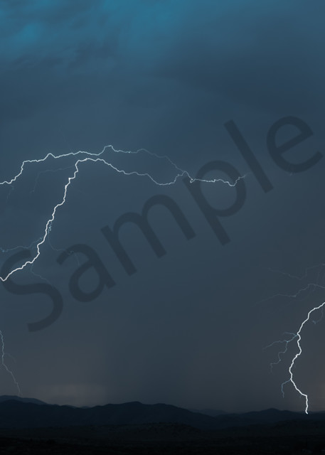 Monsoon Lightning near Prescott, Arizona