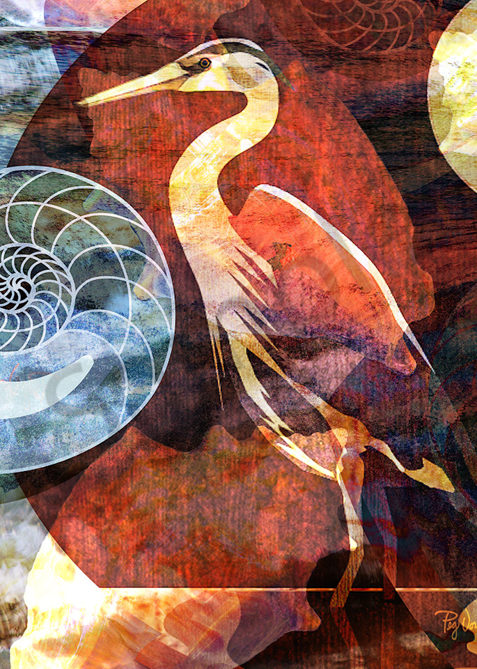 Wading Heron Art | Cincy Artwork