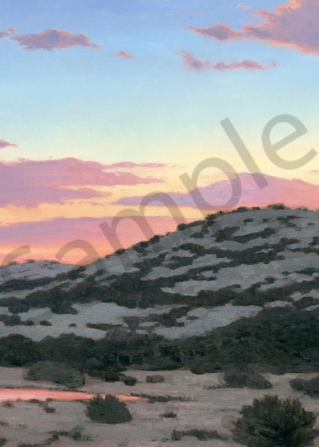 Sunset Over The Watering Hole  Art | Terry Sauve Fine Art 