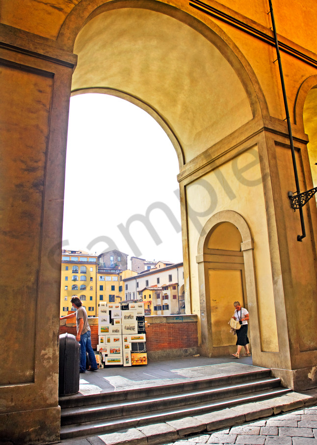 Shop for Florence, Italy Photographic Art | Artist under Ponte Vecchio 