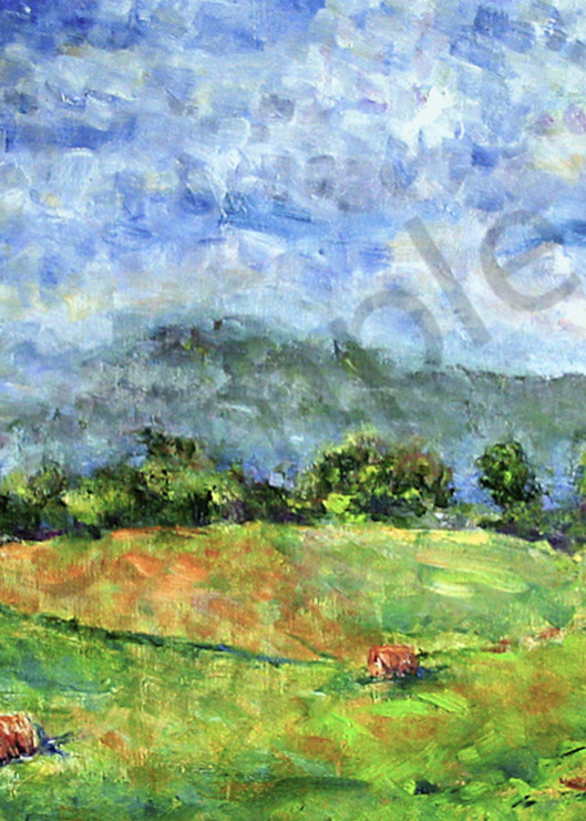 Barn With Hay In The Foothills  Art | Al Marcenkus Art, LLC