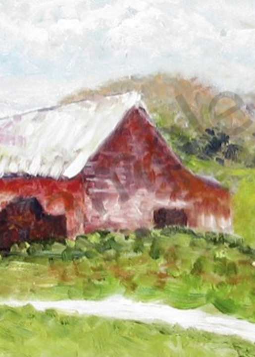 Country Red Barn  Art | Al Marcenkus Art, LLC