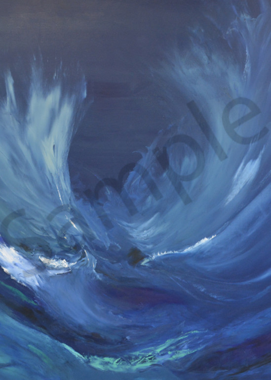 waves, waves, energy, oil painting, art prints, witzling