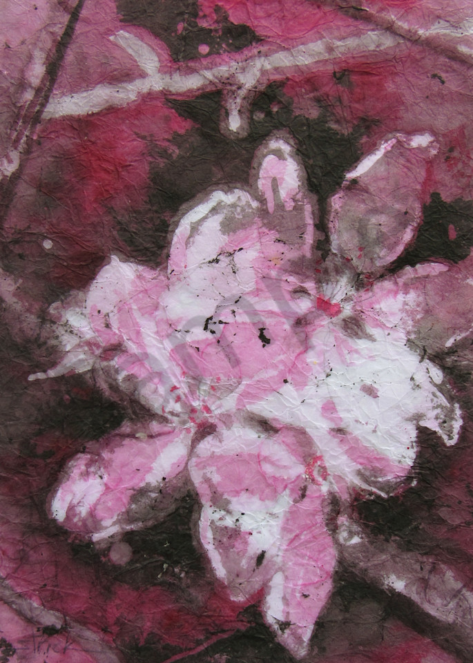 Crabapple Blossoms Monochrome Art | Strickly Art