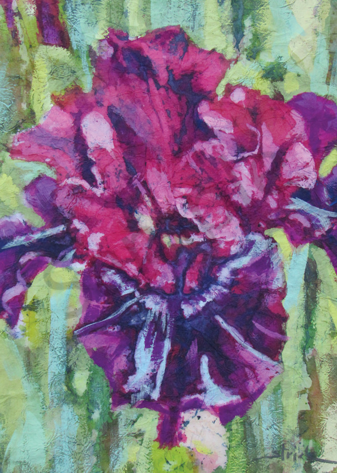 Purple Iris Art | Strickly Art