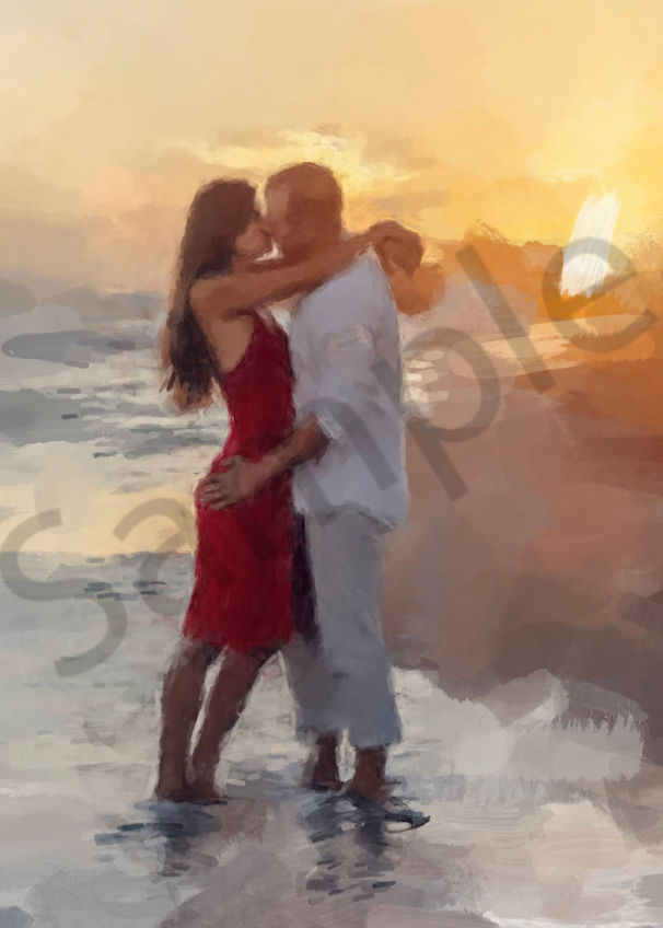 Kissing On The Beach Art | Windhorse