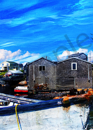 Peggys Cove Harbour Photography Art | Michael G. Stanford Photography INC