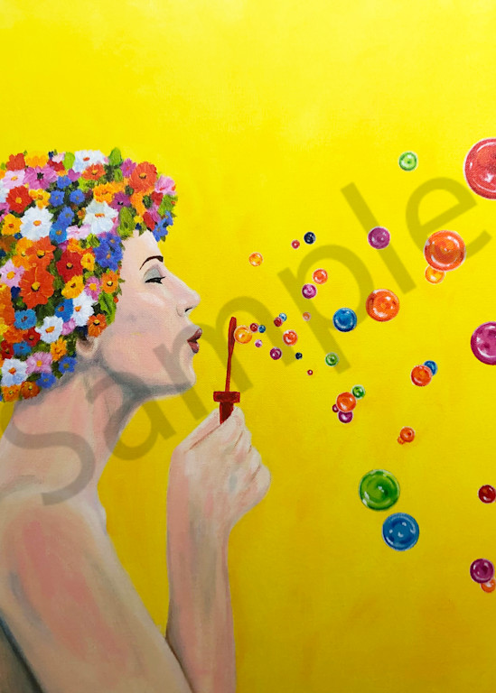 Blowing Bubbles Art | Clay Crafton Art