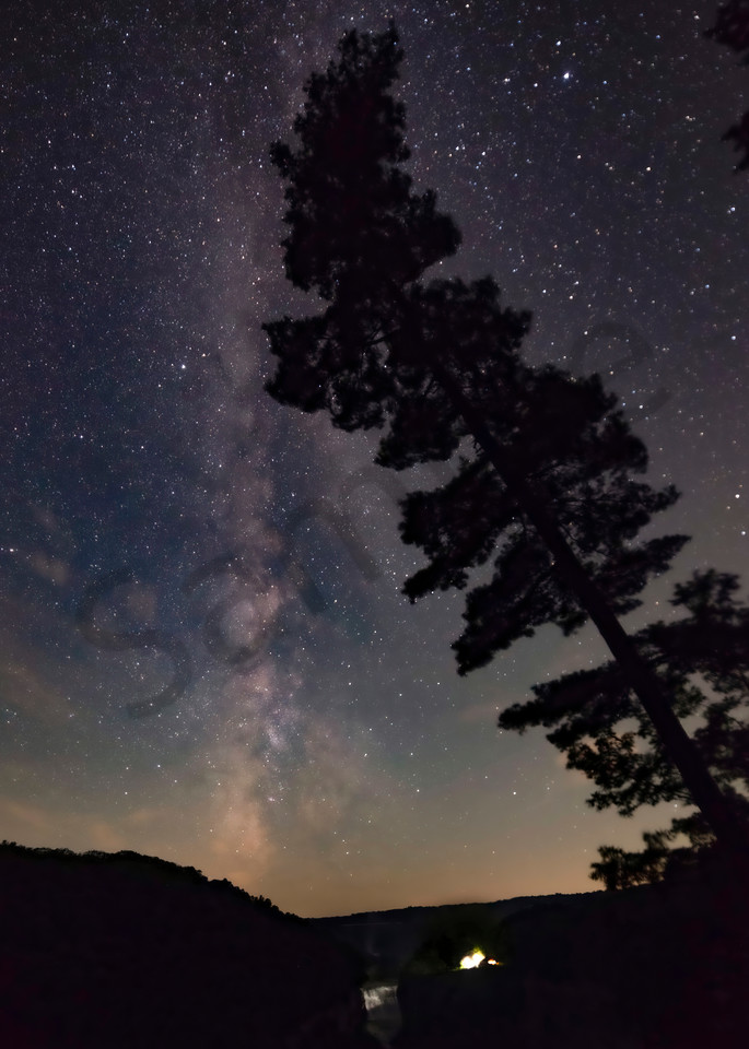 Milky Way from inspiration Point in Letchworth SP, NY