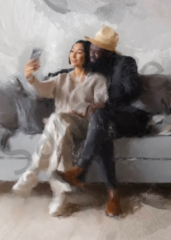 Selfie Of A Couple Art | Windhorse