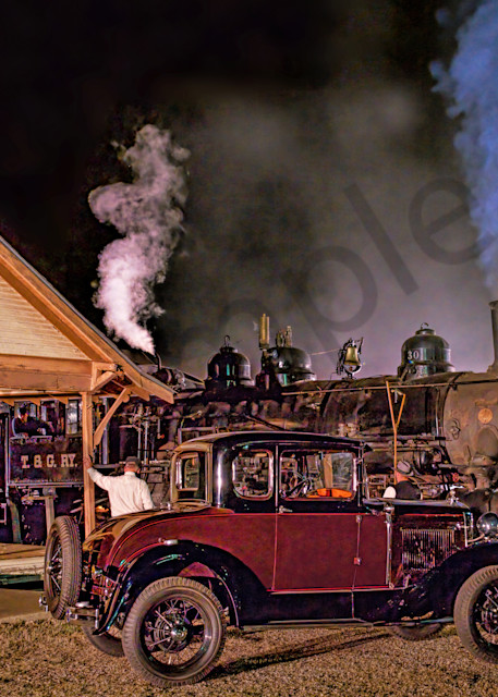Meeting The Tremont & Gulf No. 30 At Maydelle Station Photography Art | johnkennington