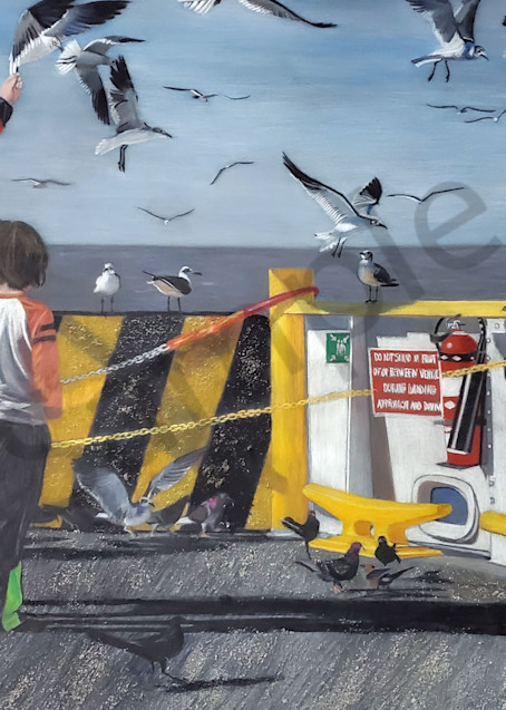 Ferry Feeding Frenzy Art | Lindamood Art