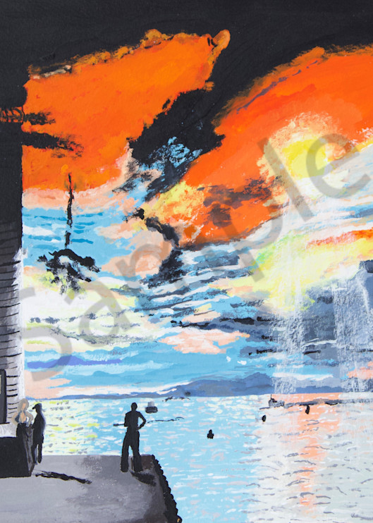 Print   Lake Huron Sunset Art | Francine's Fine Art, a division of Gibel and Associates Ltd.