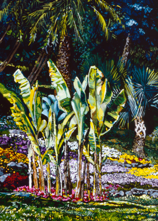 Palms Of Villa Carlotta, Lake Como, Italy Art | Karla Roberson Man