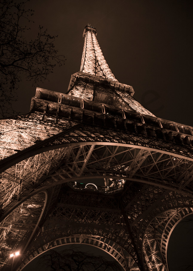 Eiffel At Night Art | Rama Tiru