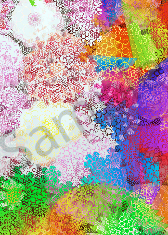 Beautiful Dahlias as art and photographs by Master Algorithmic Artist Peter McClard at BrillianceGallery.com  