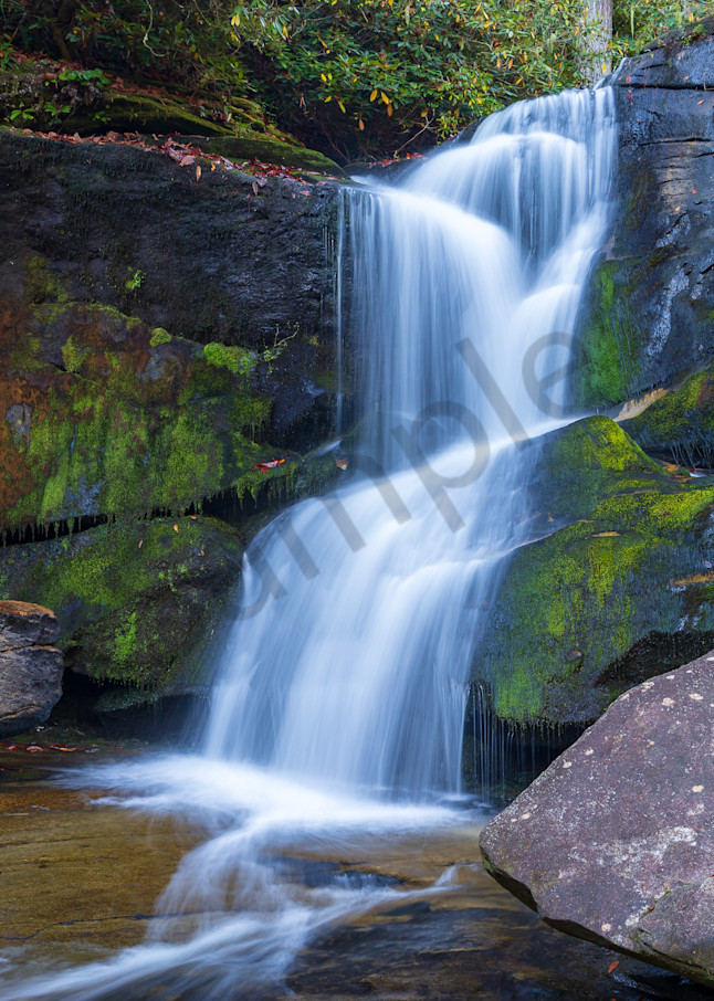 Waterfall Wall Art: Cedar Rock Falls